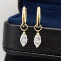Marquise Diamond Drop Earrings 0.5*2